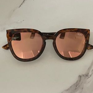 Quay Mirrored Tortoise Sunglasses